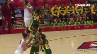 Stony Brook Womens Basketball vs Norfolk State Dec 29th 2014 [upl. by Hughett]