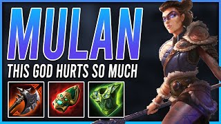 MULAN DOES SO MUCH DAMAGE  Solo Ranked Conquest Season X smite smiteseason10 [upl. by Derwon]