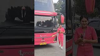 Senyumnya waw  pramugari bus kencana buskencana pramugari shortvideo shorts [upl. by Temirf]