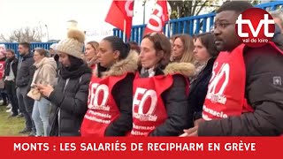 MONTS  Les salariés de RECIPHARM en grève [upl. by Karlens697]