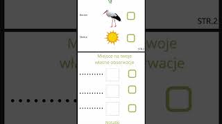 Wiosenna karta obserwacji dla dzieci do pobrania na chcesamemuonline dziecko obserwacja [upl. by Menell]