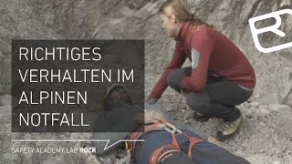 Notsituation am Berg Richtig Handeln im alpinen Notfall  Tutorial 2943  LAB ROCK [upl. by Ahsaeyt]