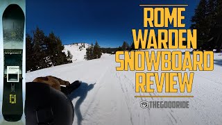 Rome Warden Snowboard 2022 Review  Compared to Rome Stale Crewzer and Rome Freaker [upl. by Mott742]