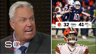 quotBo Nix LOCKED for ROTYquot  Troy Aikman reacts to Broncos outlast Browns in epic barnburner on MNF [upl. by Enuj]