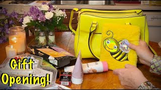 ASMR Opening Gifts Soft Spoken Subscribers send GORGEOUS gifts with wonderful wrapping [upl. by Annayrb451]