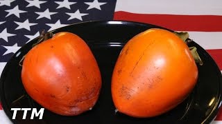 How to eat a PersimmonDecember Hachiya PersimmonsWhen is a Persimmon Ripe [upl. by Noelyn]