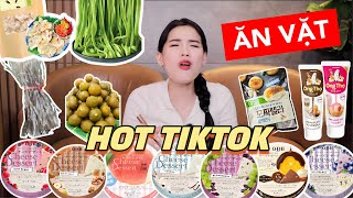 Review ĐỒ ĂN SIÊU HOT TIKTOK  Miến Sùng Bầu Sấu Mõ Diet Phô mai hoa quả Hottok Phô Maivv [upl. by Kristoffer163]