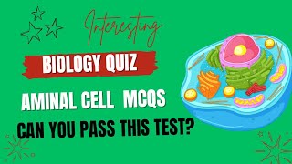 Animal cell McqsBiology QuizMost Important Mcq with explanationScienceGkFor all competitive test [upl. by Sinclair]