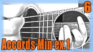 Cours de Guitare pour Débutants  quotLes accords Mineurs  exercice 1  Am  Dm  Emquot [upl. by Kaufman38]