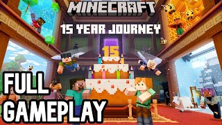 Minecraft 15 Year Anniversary Map  FULL Gameplay Walkthrough  All Stickers [upl. by Rehpotsirh]