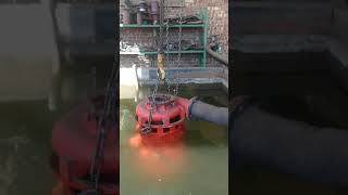 90kw 525volts soft start test dewatering pump [upl. by Novart]