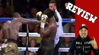 Deontay Wilder vs Bermane Stiverne Fight  Wilder wins defeat Stirverne MGM Grand REVIEW [upl. by Taryn]