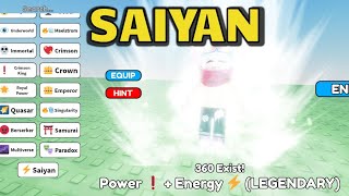 How to Get SAIYAN one of the RAREST AURA in AURA CRAFT  Legendary Aura RECIPE  ROBLOX [upl. by Ronnholm915]