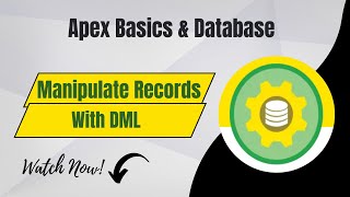 Salesforce Trailhead  Manipulate Records with DML [upl. by Beckie]