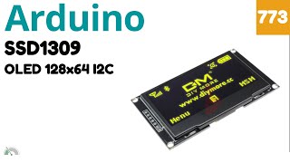 Come utilizzare il display SSD1309 I2C con Arduino e u8g2  Video 773 [upl. by Rezeile624]