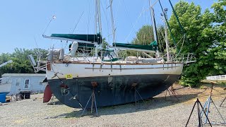 Ingrid 38 1983 Blue Water World Cruiser Sailboat [upl. by Rosenberger]