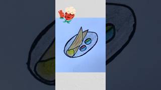 Colouring of Indian food short drawingideas art tutorialsdoodleart paintingkidsdrawing [upl. by Ycram]