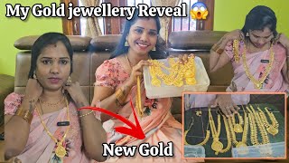 My Gold jewellery Reveal 😱😱 New Gold 💕என்னோட நகைகள்😱😱 ramyoga goldjewellery [upl. by Ardnuhsor]