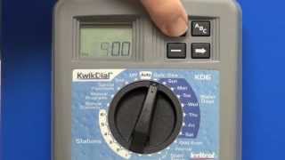 How to Program the Kwik Dial Controller Power up Set Time and Date Spanish Version [upl. by Attalie74]