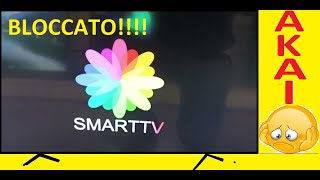 TV AKAI AKTV 4025 T SMART BLOCCATO SU LOGO INIZIALE [upl. by Rorrys]