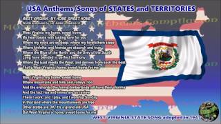 West Virginia State Song WEST VIRGINIA MY HOME SWEET HOME with music vocal and lyrics [upl. by Sadnalor]