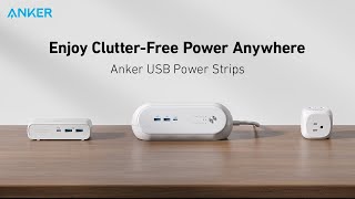 Anker USB Power Strips  Enjoy ClutterFree Power Anywhere [upl. by Oremoh291]