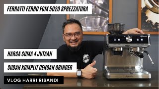 MESIN KOPI FERRATTI FERRO FCM 5020 SPREZZATURA KOMPLIT DENGAN GRINDER [upl. by Alleunam]