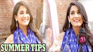 Aditi Rathore Shares Essential Summer Tips  Telly Reporter Exclusive [upl. by Stefano]