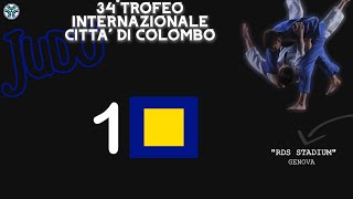 Judo  34°TROFEO INTERNAZIONALE CITTA’ DI COLOMBO  Cadetti  Tatami 1 [upl. by Llerat478]