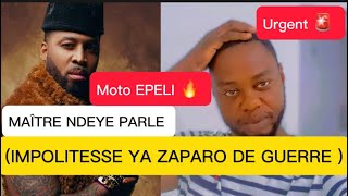 🟥 IMPOLITESSE YA ZAPARO DE GUERRE D’EXTRA MUSICA NOUVEL HORIZON MAÎTRE NDEYE A LOBI VÉRITÉ [upl. by Ettezzil]