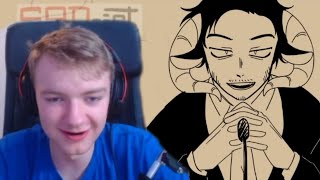 TommyInnit Reacts To “The Fall”  Dream SMP Animatic [upl. by Amadis]