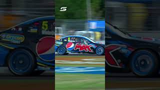 A classic intrateam clash ⚔️ townsville top10 supercars repcosc [upl. by Solley]