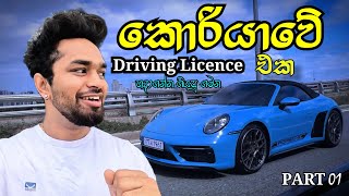 කොරියාවේ Driving License එක ගන්න මම කාපු කට්ට  Lochi Boy in korea kdrama ytchannel e9visa [upl. by Tifanie532]