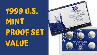 1999 US Mint Proof Set Value  Coin Value Checker [upl. by Davita]