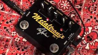 Lee Jackson Metaltronix DG1 high gain distortion guitar effects pedal demo [upl. by Cudlip39]