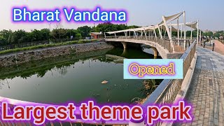 BHARAT VANDANA PARK DWARKA DELHI INCREDIBLE INDIA  LARGEST THEME PARK [upl. by Jamnis]