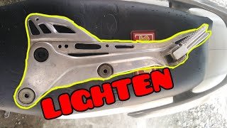 Paano mag LIGHTEN NG PASSENGER FOOTREST  SMASH 115  TUTORIAL [upl. by Ynaoj]