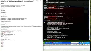 CVE20101240  Adobe PDF Embedded EXE Social Engineering [upl. by Hachman]