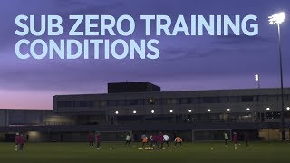 HEADERS amp VOLLEYS  Training in freezing weather [upl. by Aihpledalihp744]