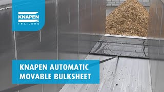 KNAPEN moving floor with automatic movable bulksheet [upl. by Asiilanna]