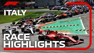 2019 Italian Grand Prix Race Highlights [upl. by Hayarahs]