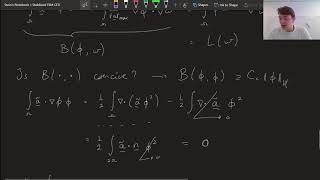 18  Analysis  Coercivity of advectiondiffusion [upl. by Selmner]