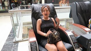 Vlog1 Bad Experience with a Massage Chair at the Mall lol [upl. by Ruddy]