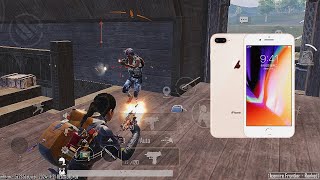 iphone 8 plus pubg 😱  iOS 1678  4 FINGer  gyroscope Gameplay Pubg Mobile [upl. by Aleydis]