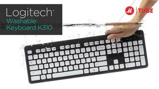 Клавиатура Logitech Washable Keyboard K310 [upl. by Neehsas579]