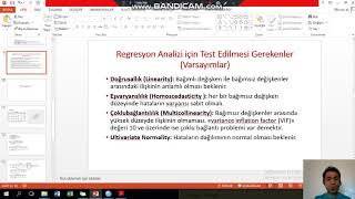 SPSS ile Regresyon Analizi 2 [upl. by Mandal]