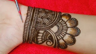 mehndi design full hand easy and beautiful  wedding mehndi designs for hands [upl. by Annauqaj]