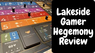 Hegemony Board Game Review [upl. by Alrahc947]