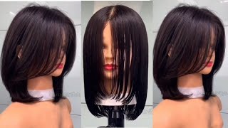 Hermoso Corte en Capas Cortas para Cabello Mediano HairCut [upl. by Sontag]