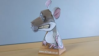 Amazing 3D Swivel Head illusion Cheddar the mouse [upl. by Roee507]